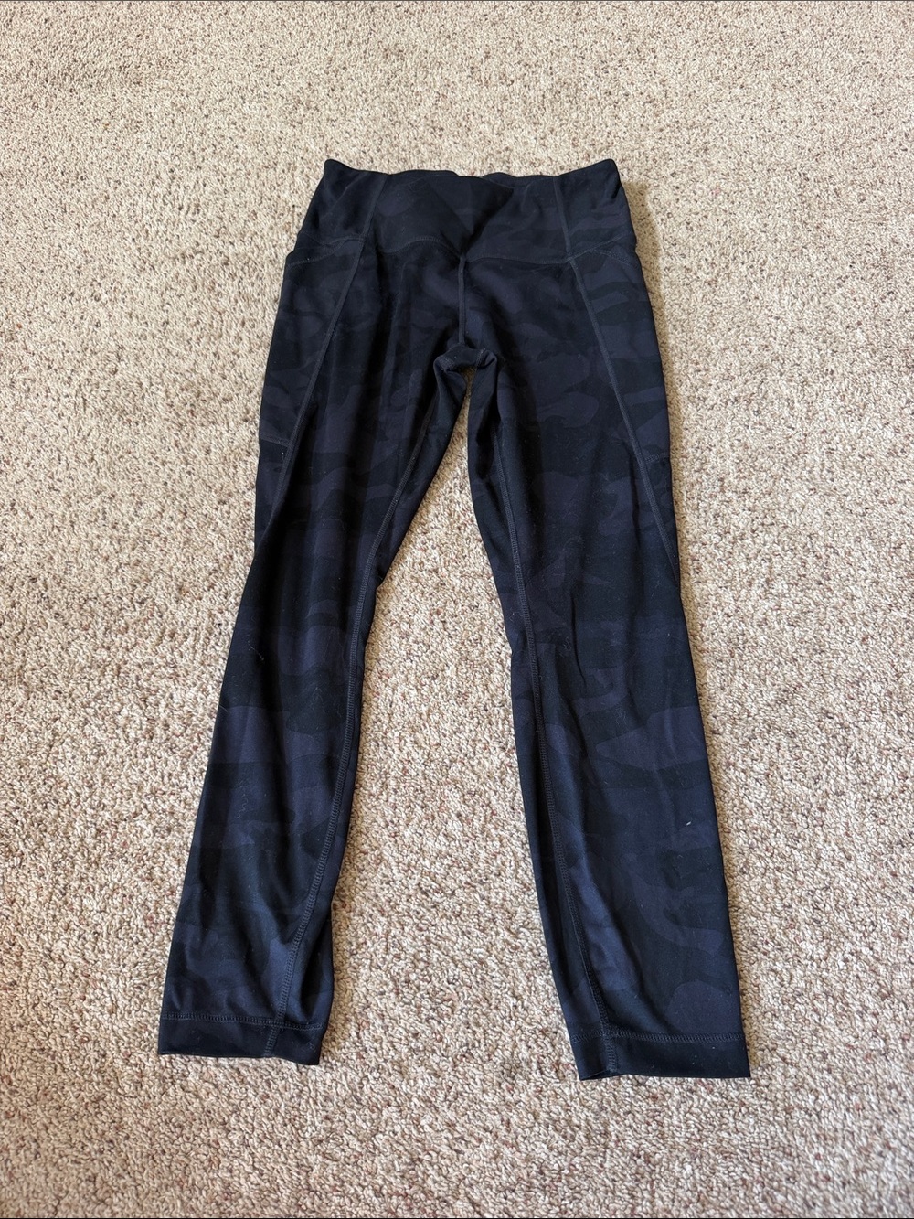 90 Degree By Reflex Blue Camo Leggings